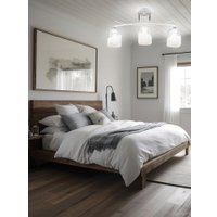 Люстра средней высоты Aitin Pro НПБ 02-3x60-101 K2258/3 (белый/хром)