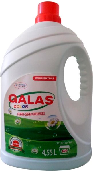 

Гель для стирки Galas Premium Color (4.55 л)