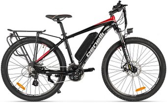 Электровелосипед Benelli E-MTB Alpan 27.5 (черный/красный)