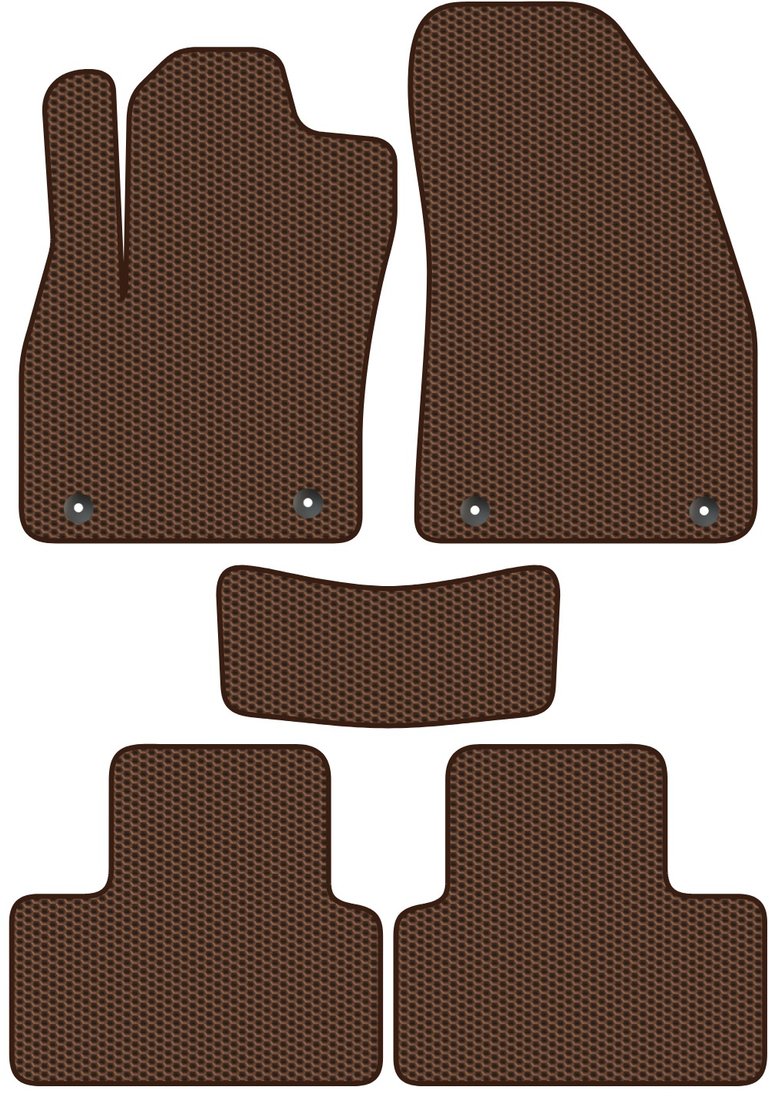 

Комплект ковриков для авто Alicosta Volvo XC40 I (suv) 2017 - Н.В. (коричневый, сота)