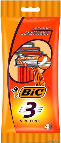 Бритвенный станок BIC Sensitive 3 (4 шт)