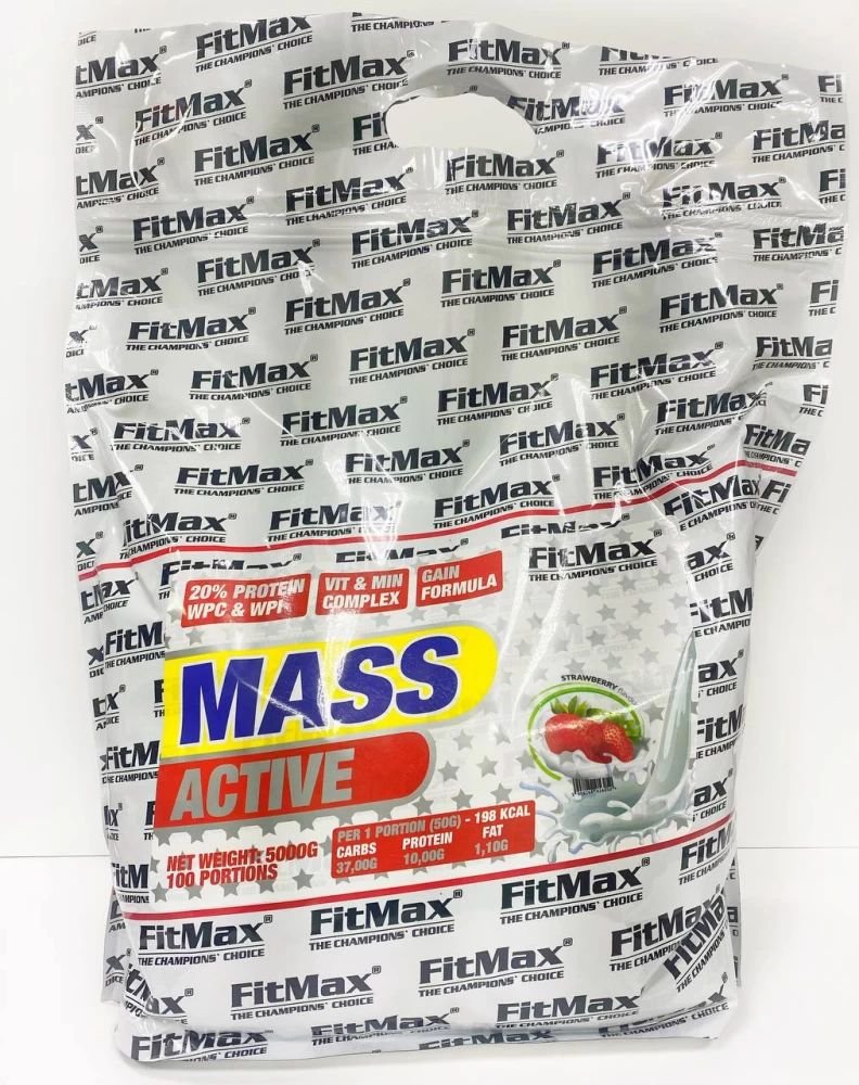 

Гейнер Fitmax Mass Active (5 кг, клубника)