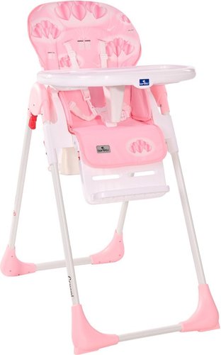 Высокий стульчик Lorelli Cryspi 2021 (pink hearts)