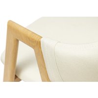 Стул с подлокотниками Mio Tesoro Луна DC-048A (белый/дерево)