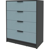 Комод Интерлиния Концепт Лайн КТ-К80 (антрацит/океан)