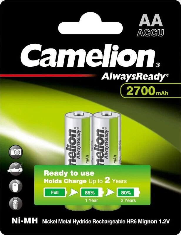 Аккумулятор Camelion NH-AA2700ARBP2 (2 шт)