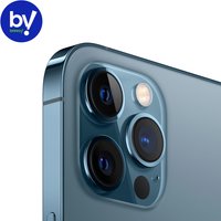 Телефон Apple iPhone 12 Pro Max 128GB Восстановленный by Breezy, грейд C (тихоокеанский синий)