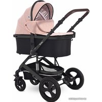 Универсальная коляска Lorelli Boston 2021 (2 в 1, розовый, звезды)