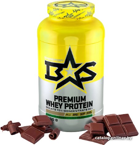 Протеин сывороточный (изолят) Binasport Premium Whey Protein (1300г, шоколад)