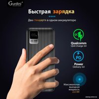 Внешний аккумулятор Gurdini Speed Series GPPD-01B 10000mAh