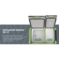 Компрессорный автохолодильник Artelv ARD 40L 32.1л (серый/зеленый)