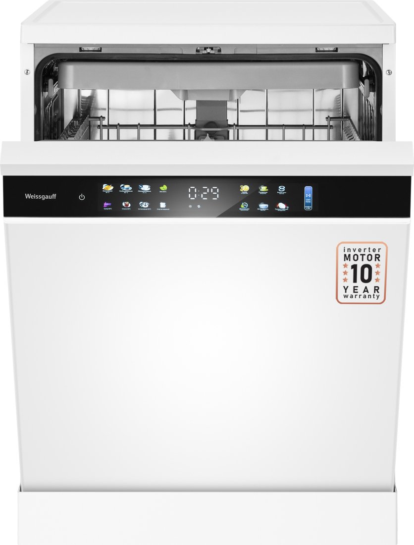 

Отдельностоящая посудомоечная машина Weissgauff DW 6138 Touch Inverter Autoopen