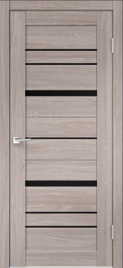 

Межкомнатная дверь Velldoris Eco Flex City 2 80x200 (дуб анкор нордик/лакобель черное)