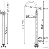 Смеситель Wasserkraft Main 4153