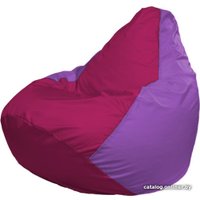 Кресло-мешок Flagman Груша Макси Г2.1-376 (сиреневый/фуксия)
