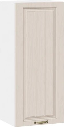 

Шкаф навесной Трия Лина 1ВВ4 с одной дверью (белый/крем)