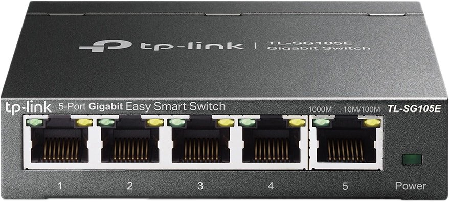 

Настраиваемый коммутатор TP-Link TL-SG105E v5
