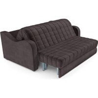 Диван Мебель-АРС Аккордеон Барон №4 ППУ 180x200 (бархат шоколадный Star Velvet 60 Coffee)