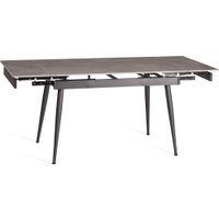 Кухонный стол TetChair Lord Grey 180x80x75 (светло-серый/черный)