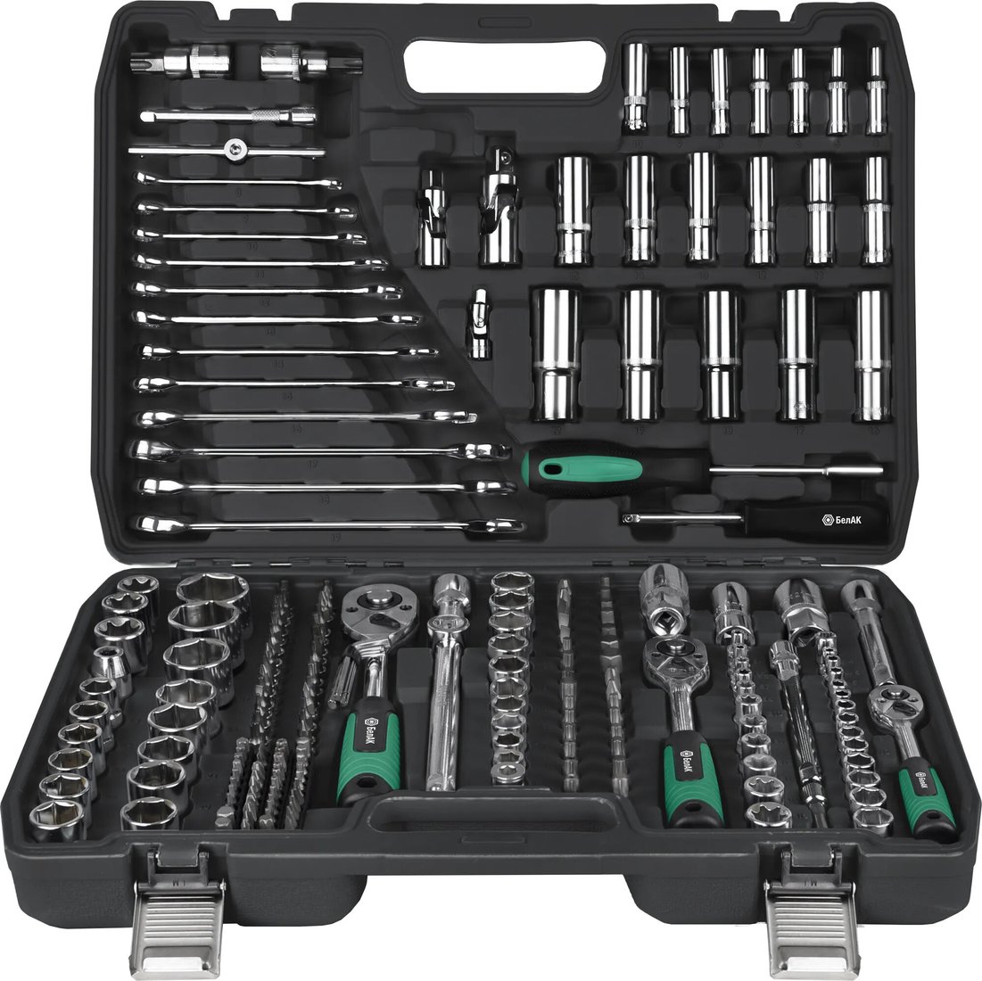 

Универсальный набор инструментов БелАК Хром БАК.07074 (216 предметов)