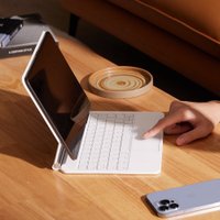 Чехол для планшета Baseus Brilliance Original Keyboard Case Pro with Digital Display для Apple iPad Pro 12.9 (белый)