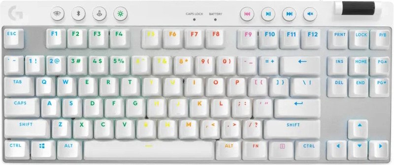 

Клавиатура Logitech Pro X TKL Logitech GX Brown Tactile 920-012143 (белый, нет кириллицы)