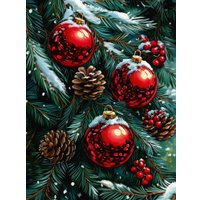 Алмазная мозаика  Феникс+ Новогодние шары 71445