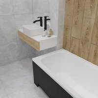 Ванна Lauter Estelle 120 21206020 (с черным подголовником)