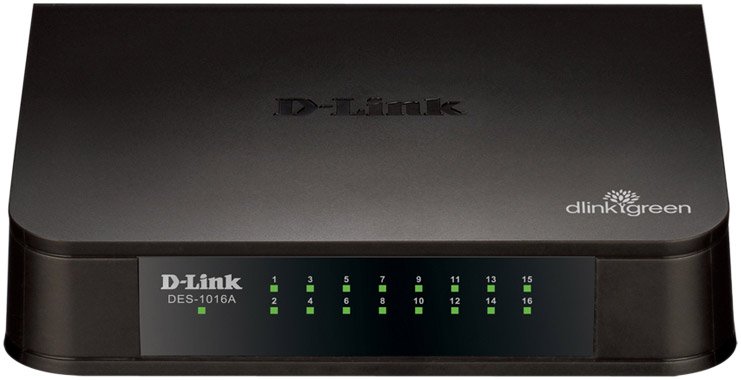 

Неуправляемый коммутатор D-Link DES-1016A/E1A