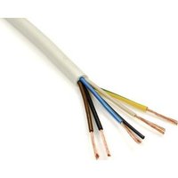 Провод силовой ККЗ ПВС 5x0.75 (белый)