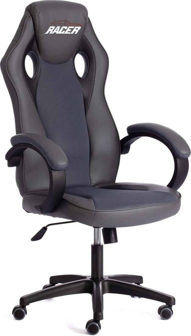 

Игровое (геймерское) кресло TetChair Racer Gt New (кож/зам/ткань, металлик/серый, 36/12)