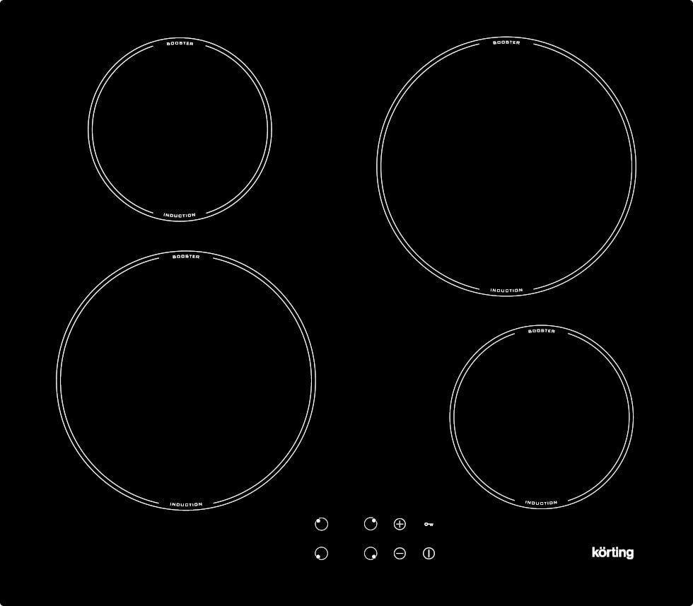 

Варочная панель Korting HI 64042 B
