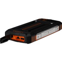 Кнопочный телефон Maxvi R10 (черный/оранжевый)