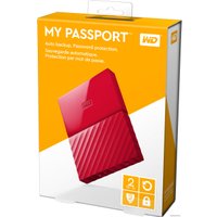 Внешний накопитель WD My Passport 2TB [WDBYFT0020BRD]