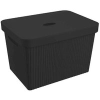 Коробка для хранения Econova Velvet 434249713 20 л (черный)