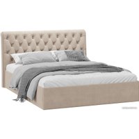 Кровать Трия Скарлет универсальная тип 1 с ПМ 160x200 (велюр мокко светлый)