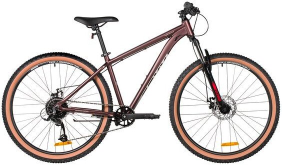 Велосипед Foxx Meridian 29 р.22 2026 29AHD.MERIDIAN.22BN6 (коричневый)
