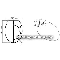 Сиденье для унитаза Berossi Mommy Love 1 АС 15801300 (снежно-белый)