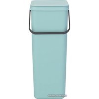 Контейнер для мусора Brabantia Sort & Go 40 л (мятный)