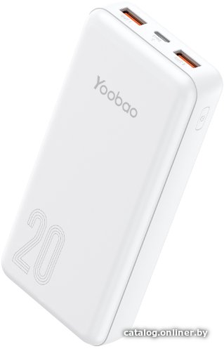 Внешний аккумулятор Yoobao Power Bank Н20 20000mAh (белый)
