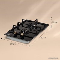 Варочная панель Klarstein Victoria Domino (черный, газовая) в Лиде