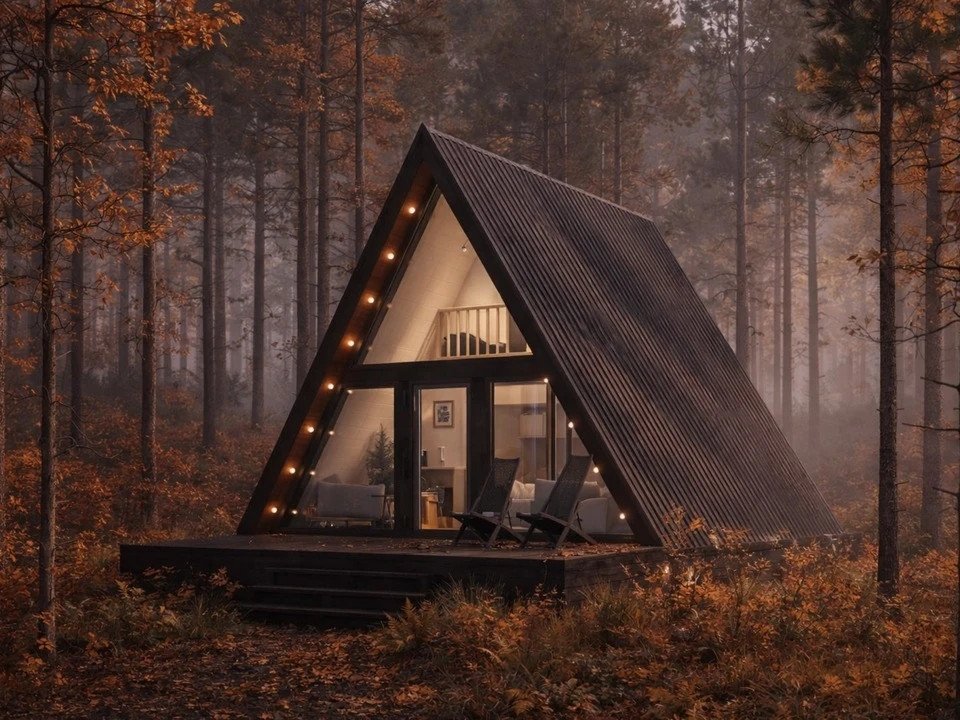 Дом Woods А-Фрейм 6х9