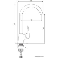 Смеситель Deante Boro BMO 062M