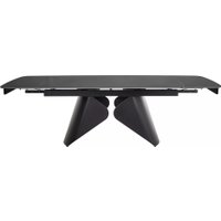 Кухонный стол Signal Armando 160-240/90 (черный/черный)