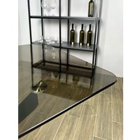 Кухонный стол Самелго Vetro 100x70 (бронза)