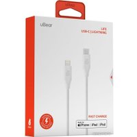 Кабель uBear Life USB Type-C - Lightning DC11WH12LF-CL (1.2 м, белый)