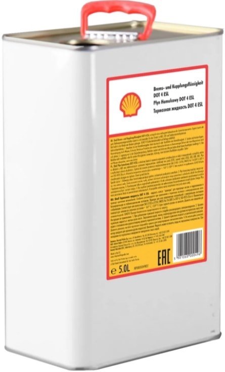 

Тормозная жидкость Shell DOT4 ESL 5л