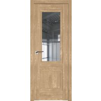 Межкомнатная дверь ProfilDoors 2.37XN L 90x200 (каштан натуральный, стекло прозрачное)