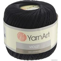 Пряжа для вязания Yarnart Violet 999 (282 м, черный, 6 мотков)