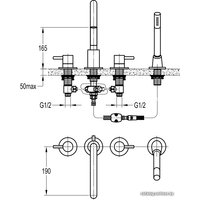 Смеситель Omnires Y Y1232